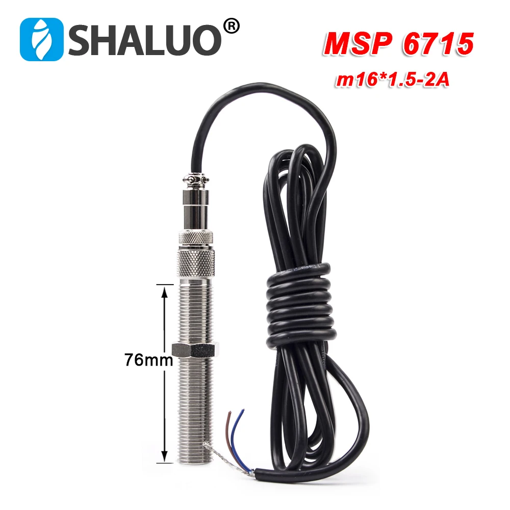 M16*1.5 5/8-18UNF RPM Speed Sensor Diesel Generator Magnetic Pickup Engine MPU Speed Sensor MSP6732 MSP6714 MSP6715 MSP6719