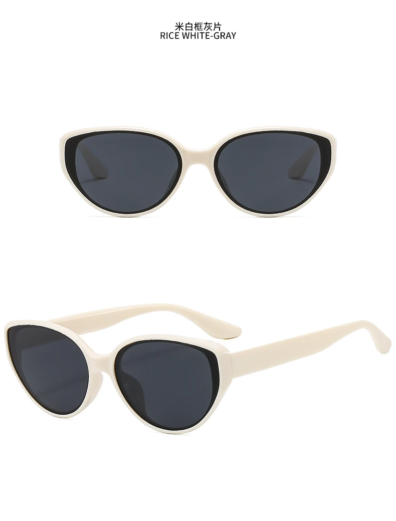 Sexy Cat Eye Sonnenbrille Damen Vintage Kleine Cateye Sexy Brillen Sonnenbrille für Damen 80er 90er Jahre Trendige stilvolle Brille – Detail 8