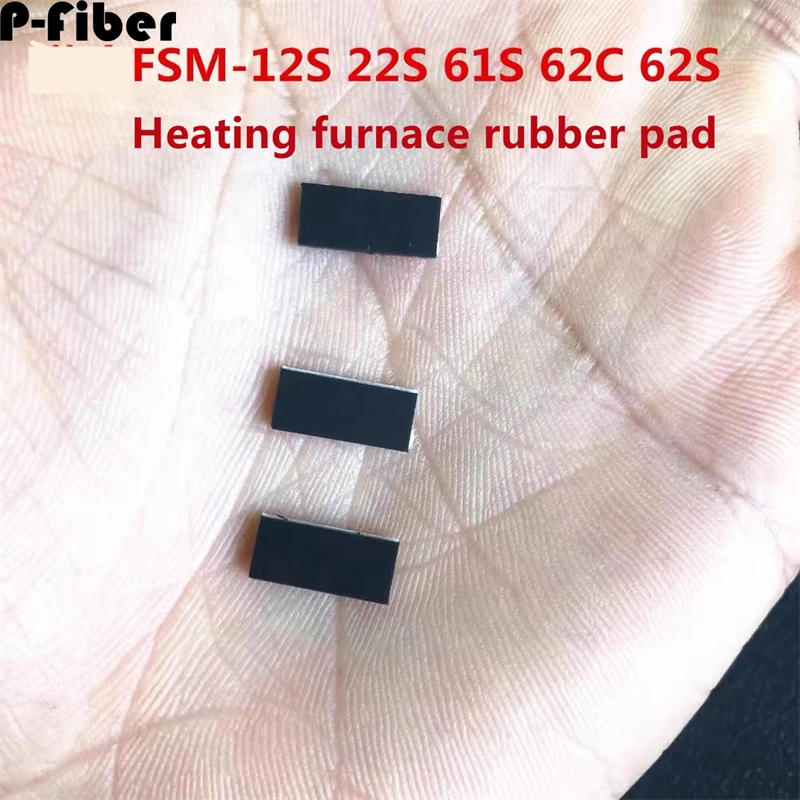 heater clamp rubber gasket for fsm-61s 62s 62c 22s 12s optical fiber welding machine P-fiber 1pc 2pcs