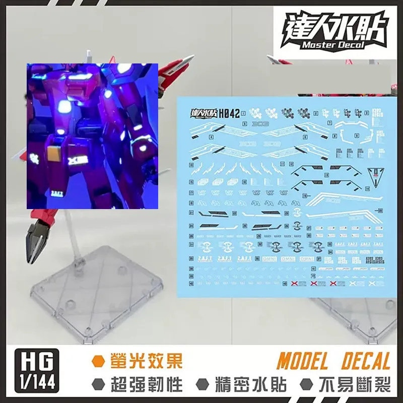 D.L high quality fluorescent Decal water paste For 1/144 HG RG Aegis model DL282 *