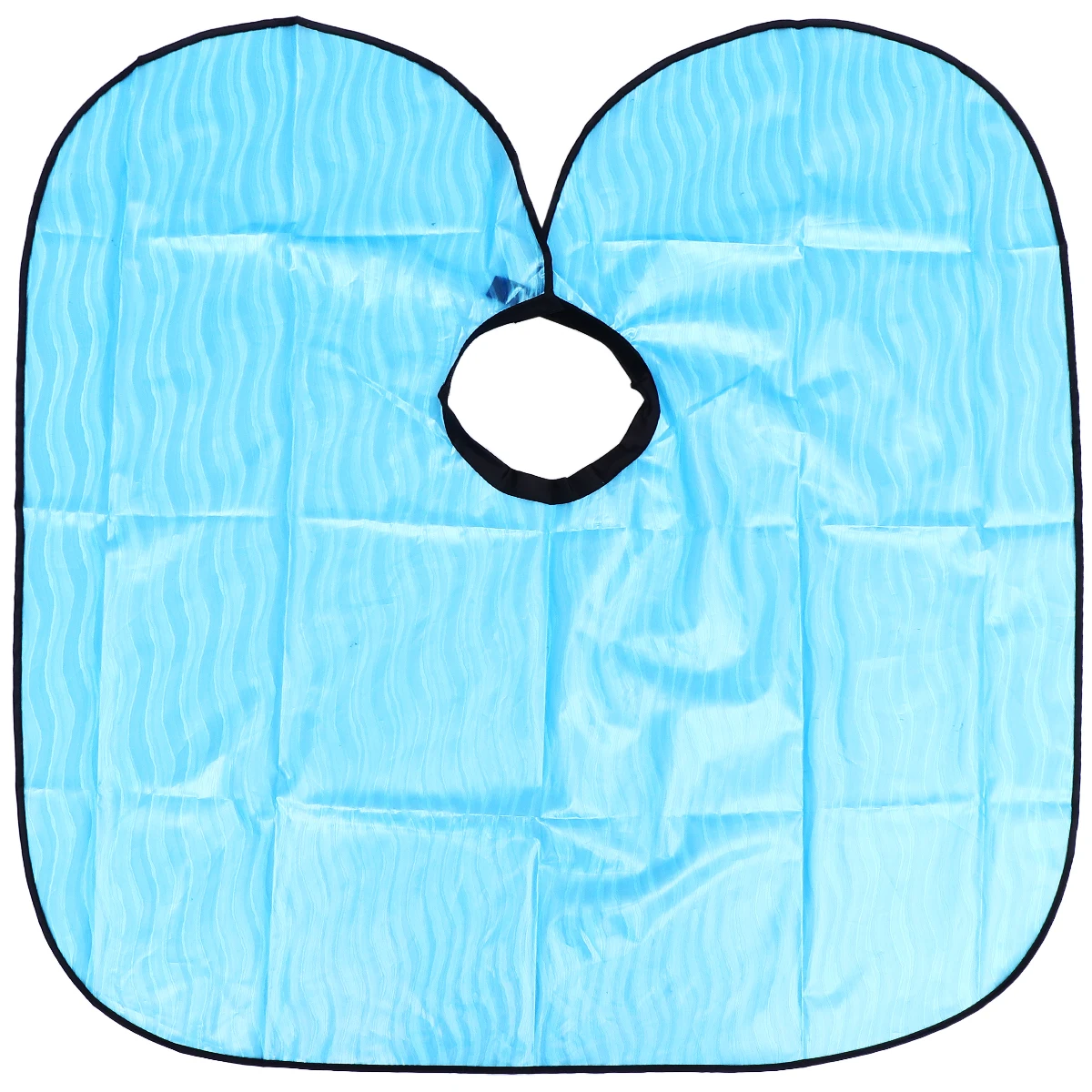 

Cape Water Rippled Shawl Hairdresser Salon Coloring Care Apron Blue Lightweight Durable Material Waterproof Non Sticky Easy