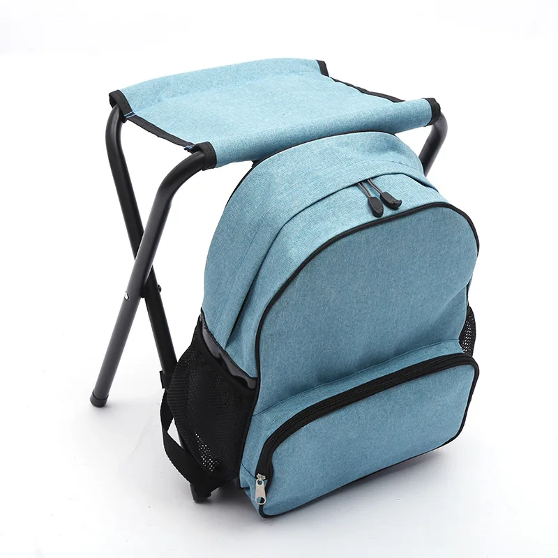 

Detachable Backpack Folding Stool Fashionable Outdoor Fishing Chair for Beach or Wholesale Simple Leisure Chair
