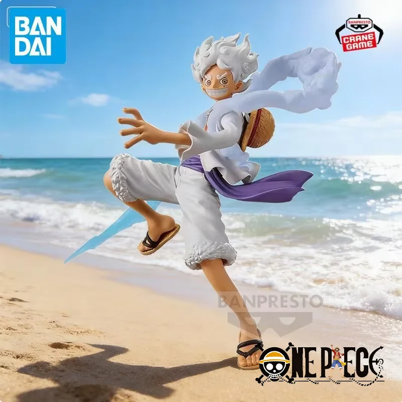

Original Bandai Banpresto One Piece Luffy King Gear 5 Figures Koa Artist Anime Model Decoration Kids Toys Desktop Ornament Gift