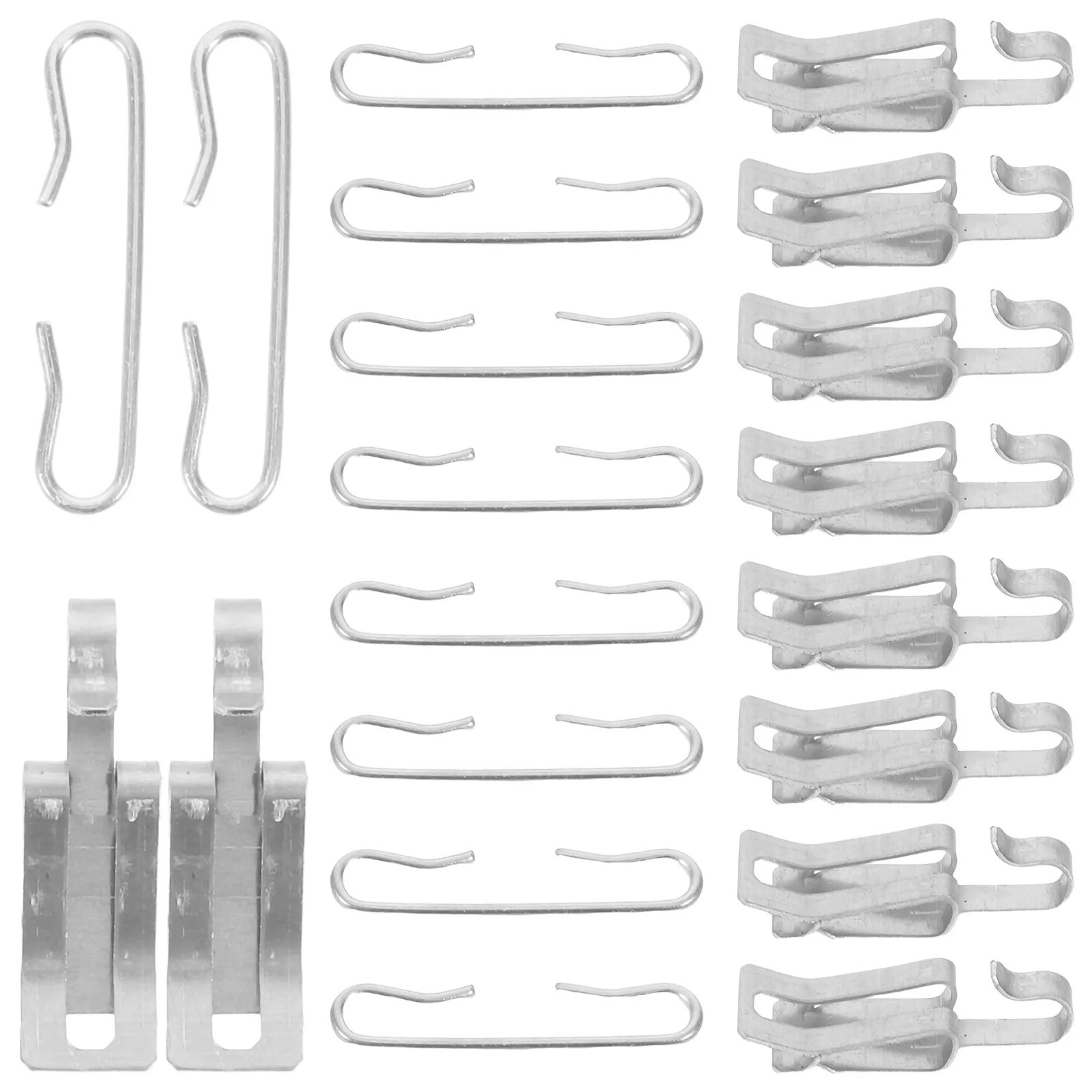 1Set Roof Heat Cable Clips and Spacers Aluminum Material Strong Wear Resistant Fixed Hooks for Gutter Eave Mounting Heat Cable