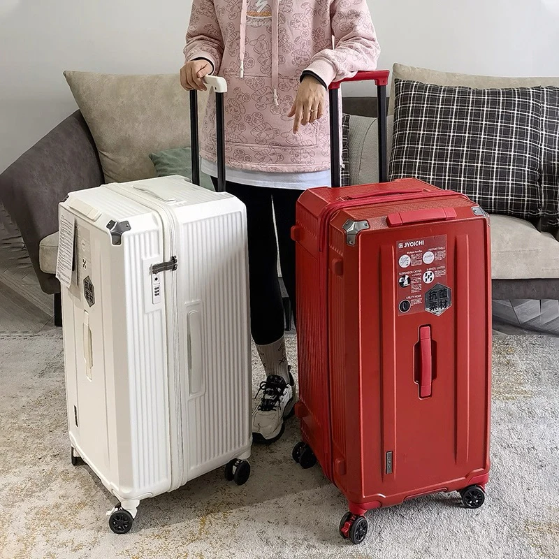 Large Size Suitcase with Five Wheels Brake Luggage Carrier 30 Inch PC Material Cabin Trip Suitcase TSA Lock 22/26/34 Inches