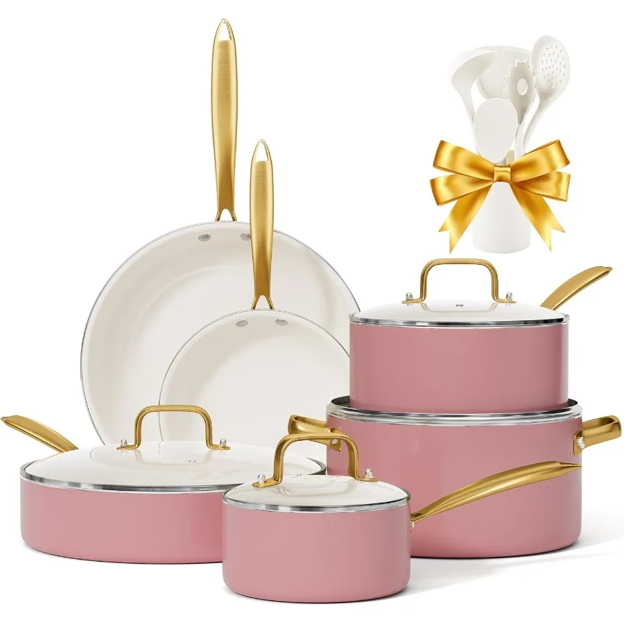 

Набор керамических кастрюль и сковородок Нетоксичный набор посуды с набором кухонной утвари Наборы кухонной посуды Голландская духовка Набор кастрюль Sa