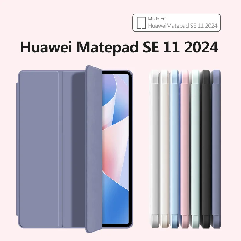 Huawei MatePad SE 11 2024 11.5 S Air 11.5 11 PaperMatte 10.4 T10S T10 SE 10.1 Pro11 Pro10.8 10.8 M6 용 TPU 소프트 실리콘 케이스