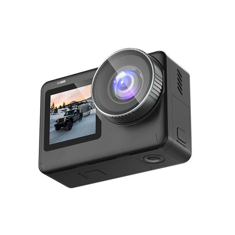 

Action camera dual-screen motorcycle riding recorder 4K high-definition camera 360-degree image stabilization