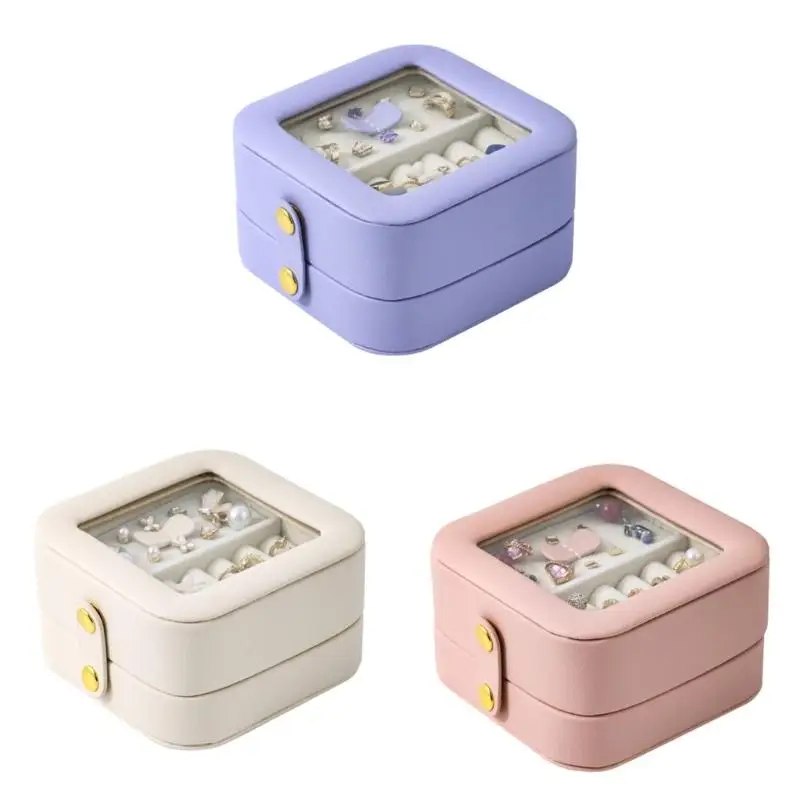 

Portable Accessory Case for Women Unique Traveling Jewelry Storage Holder Case