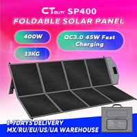 CTOLITY 400W RV Foldable Solar Panel 41V 9.8A Portable Solar Charger for Power Station Solar Generator Powerbank Camping Outdoor
