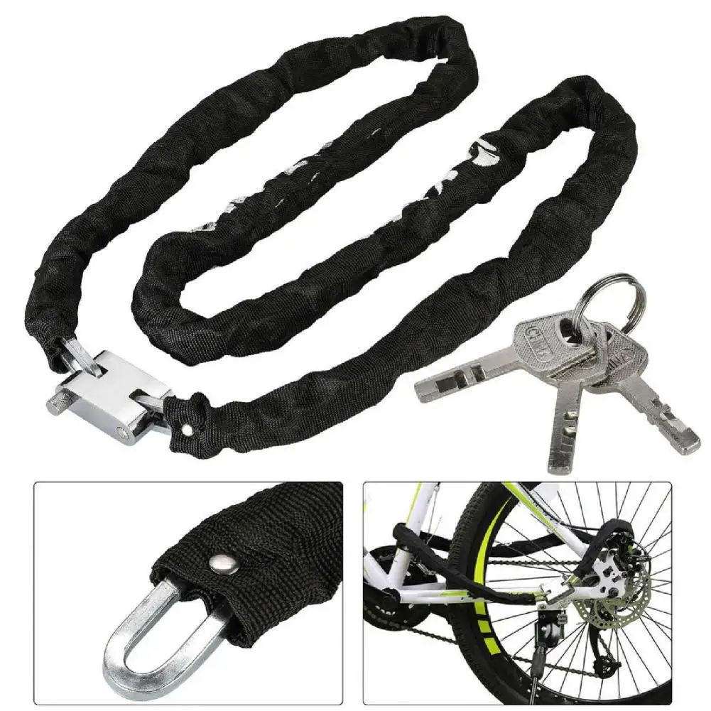 

Chain Lock Anti-rust Wide Application Waterproof Anti-theft Lock Heavy Duty Strong Padlock For Bicycles Велосипедная Цепь