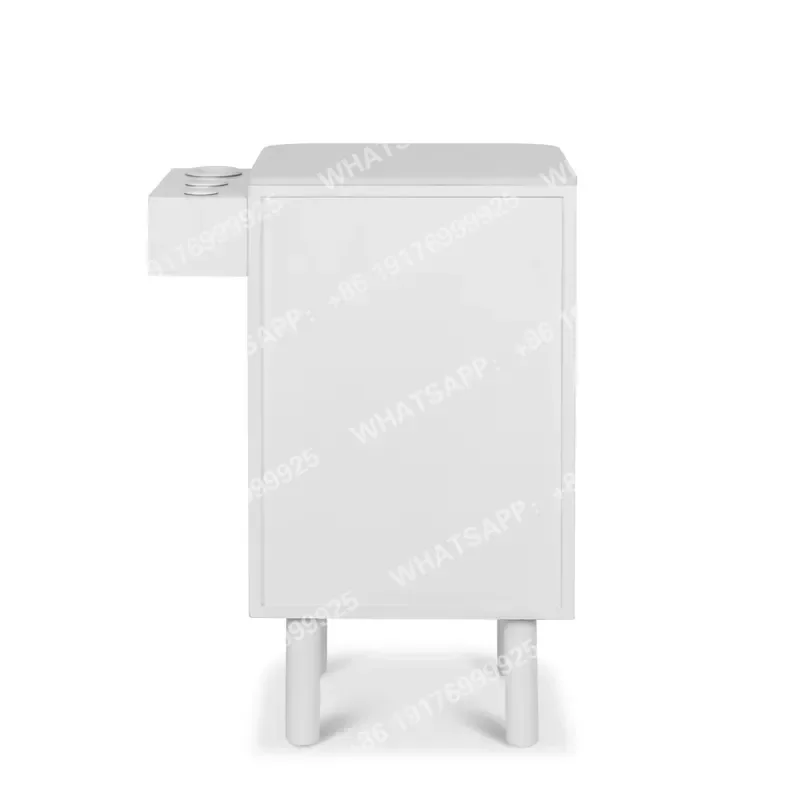 Modern White&gold Tool Trolley Hair Salon Hairdresser Work Cabinet Styling Station Stand
