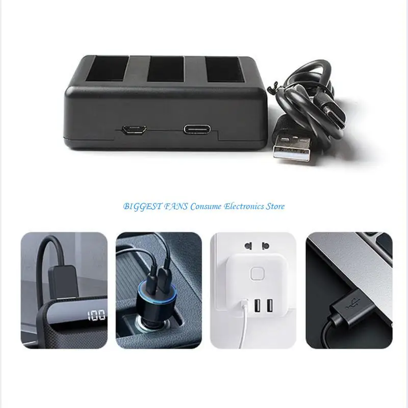 

Тройной зарядной центр аккумулятора для действия 5PRO/4/3