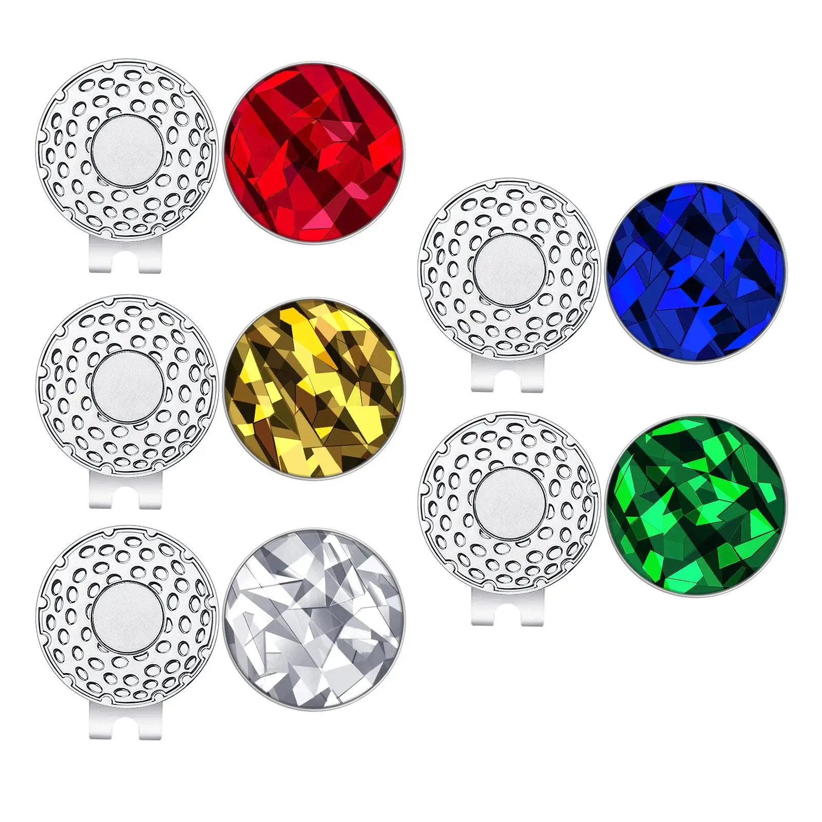 

Зажим для шляпы для гольфа, зажим для кепки, элегантные декоративные легкие аксессуары для гольфа, держатель для маркера для мяча для женщин и мужчин