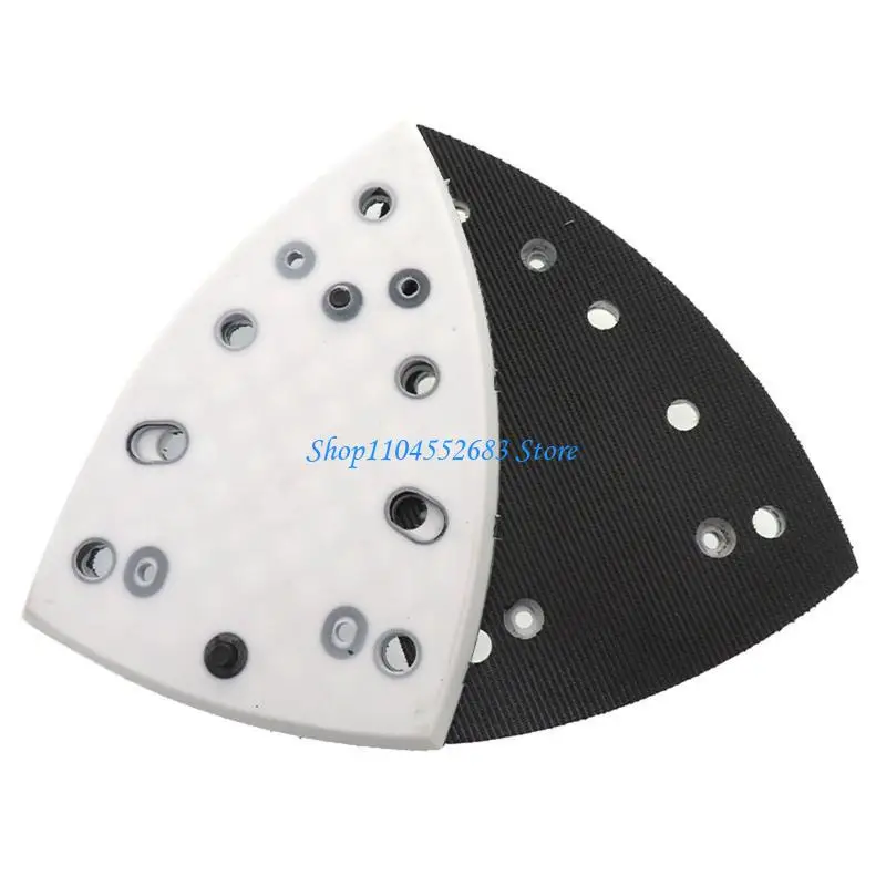 Y6GD Triangular Hook & Loop Sanding Pad 7 Holes Polishing Disc Fit for DTS 400-REQ