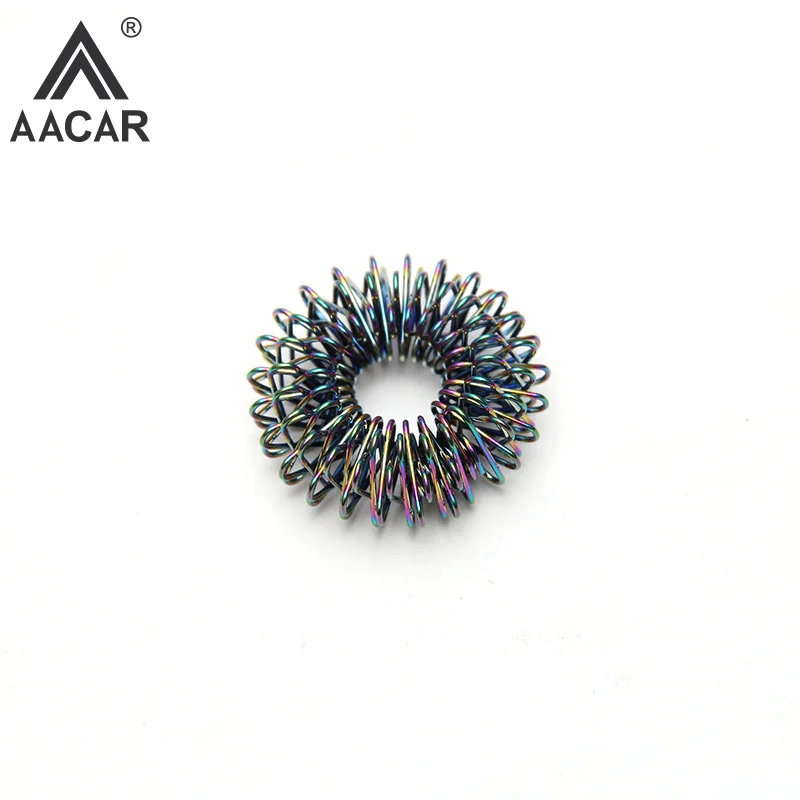 

5pcs/Set Black Gold Finger Massage Ring Acupuncture Ring Therapy Relax Hand
