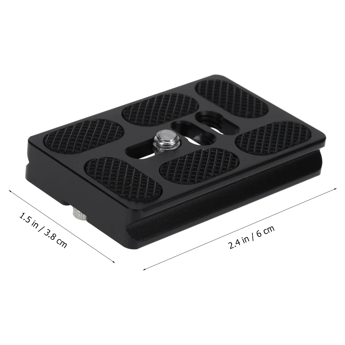 Schnellwechselplatte 1/4 Zoll Schraube Aluminium Leichter langlebiger Qr-Adapter für Kamera Studio Fotografie Zubehör