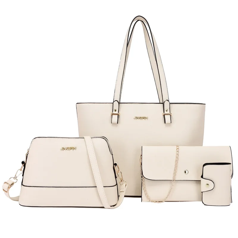 

2025 Vintage Lady Bag Set - 4pcs Mother Daughter Matching Bags, Retro Crossbody/Shoulder/Handheld Totes with Studs