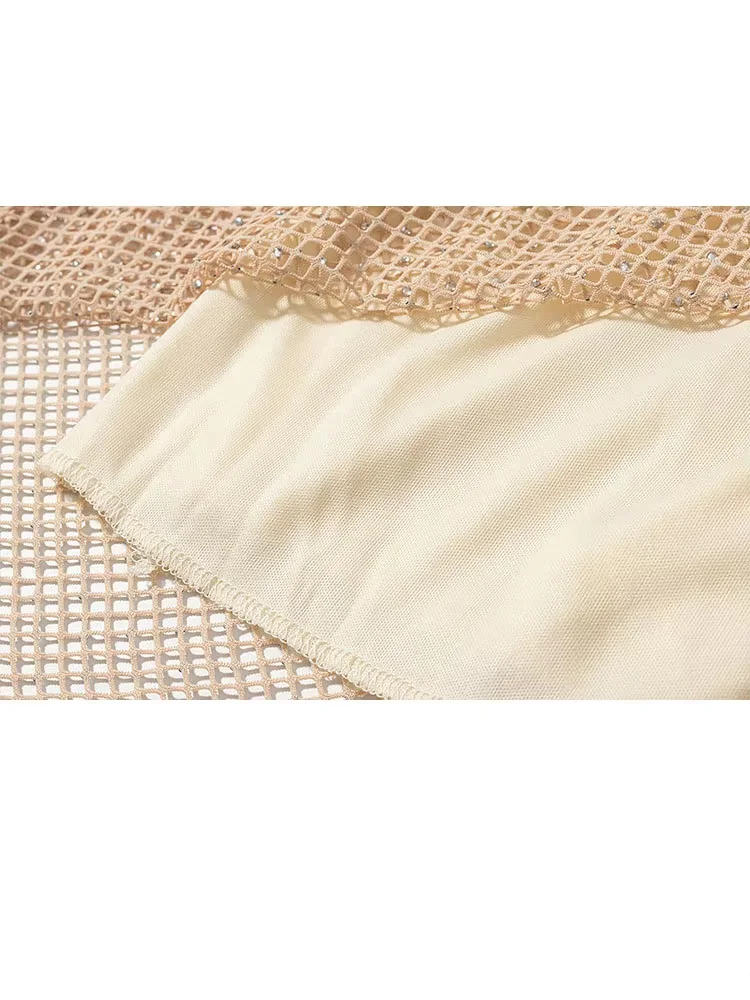 HH femmes été Sexy robe longue col oscillant dos nu décoration bouton femme nouvelle mode solide mince robe sans manches