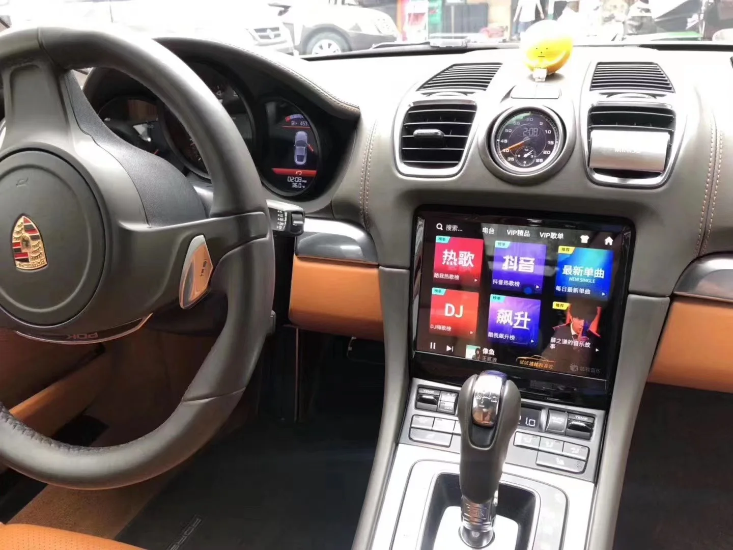 

Hh Android Auto 8,4 "13 автомобильный радиоприемник для Porsche 911/718/boxster 2012-2015 GPS-плеер навигация Carplay мультимедиа Bluetooth