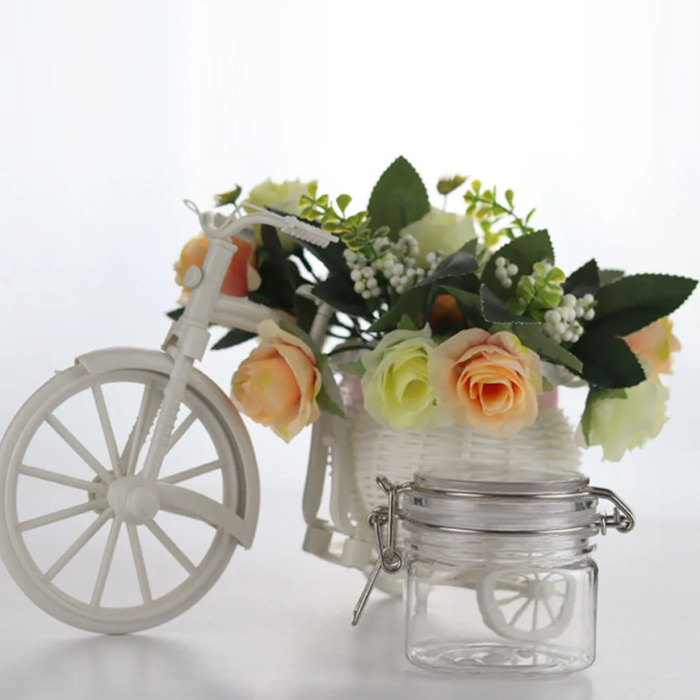 

2Pcs Sealed Jar Transparent Storage Bottles Kitchen Containers Honey Storage Bottle Multifunction Honey Jar