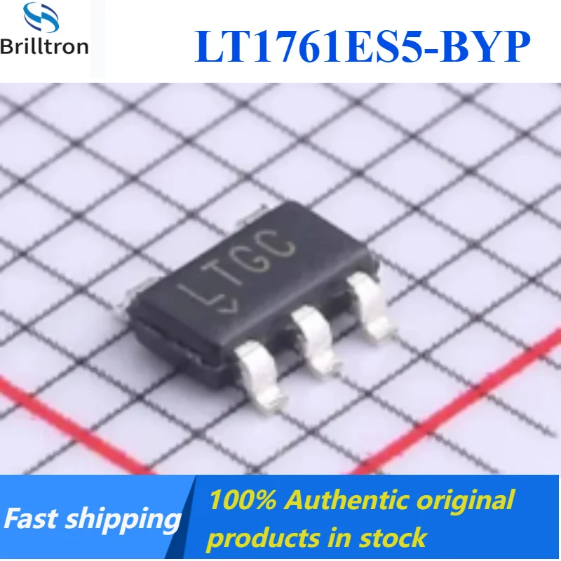 5-20pcs New LT1761ES5-BYP#TRPBF Linear Regulator IC (LDO) TSOT-23-5 Brand New Original in Stock , Fast Shipping.