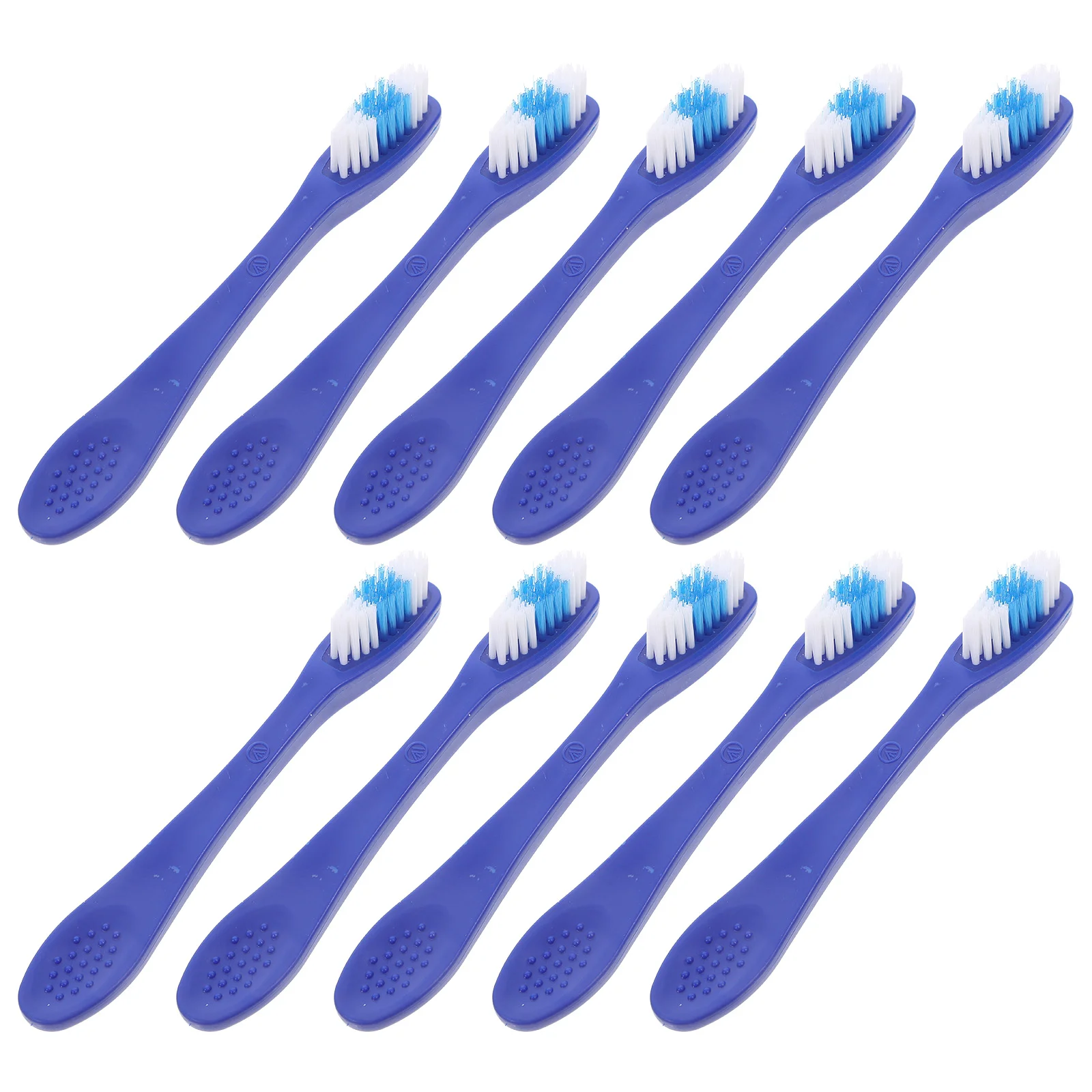 10 Pcs Prison Toothbrush Portable Short Handle Miniature Extra Soft Toothbrushes for Adults