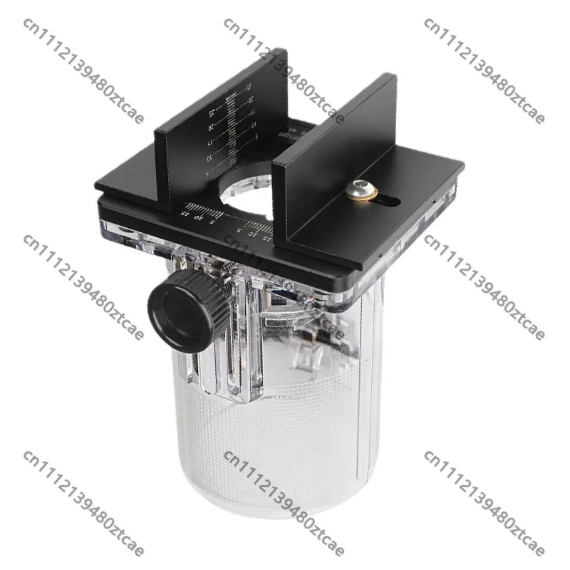 2-in-1 Connector Slotting Bracket Woodworking Trimmer Stand Invisible Fastener Slotting Locator Mould Tool