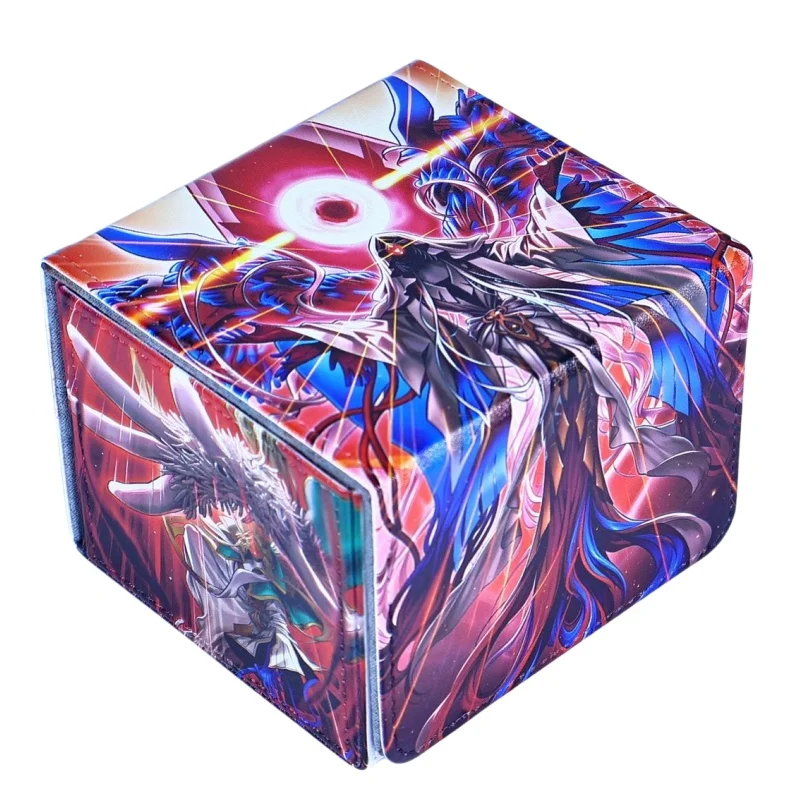 Yu-Gi-Oh! Hecahands Jauzah Leather Card Box Yad'al-Hecahands/Ib'al-Hecahands Magnetic Clamshell Game Collection Card Storage Box