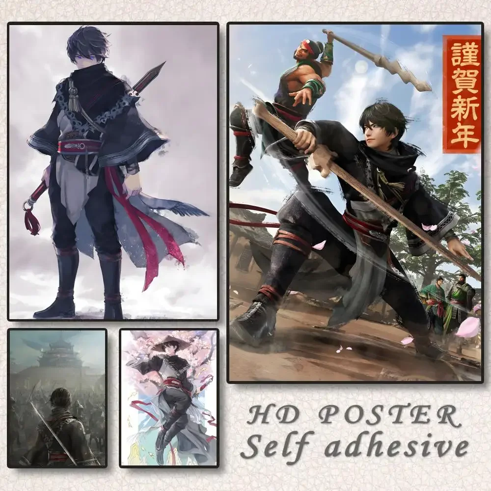 Póster de orígenes de guerreros de la dinastía D, juego histórico, regalo con estampados, decoración para el hogar, dormitorio, sala de estar, promoción y exhibición