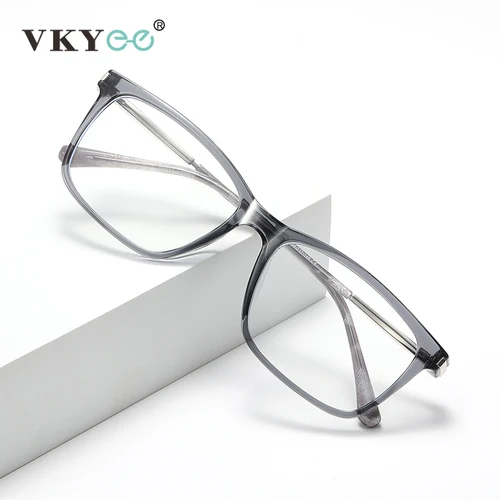 VICKY, nuevas gafas de lectura clásicas simples cuadradas con diseño geométrico para hombre, antiluz azul, se pueden personalizar con prescripción LS212