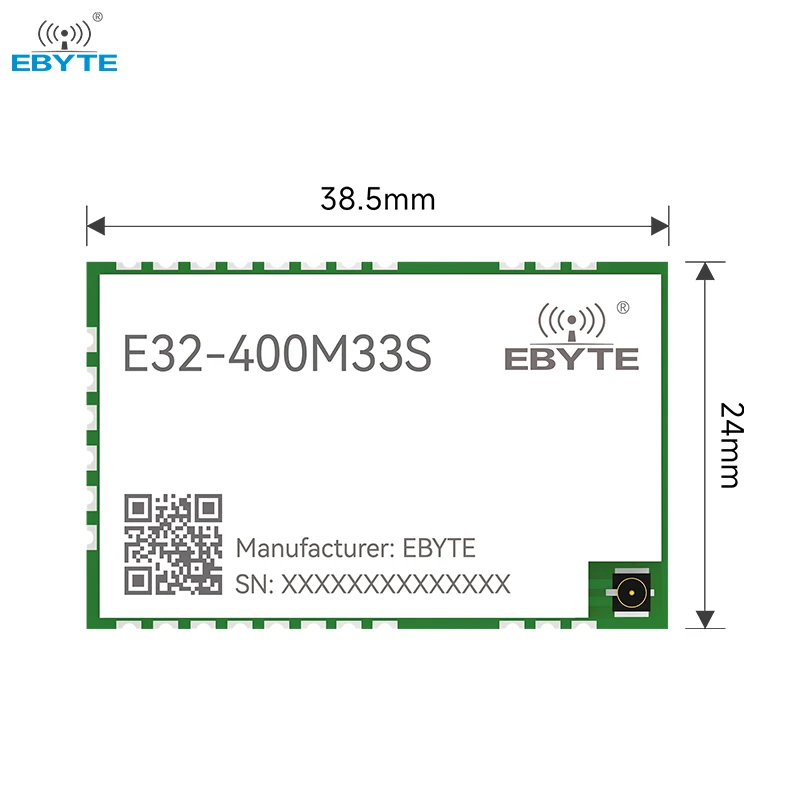 SX1278 LoRa Spread Spectrum 433/470MHz 2W Power SPI 33dBm EBYTE E32-400M33S 16KM Long Distance PA LNA IPEX Stamp Hole Antenna