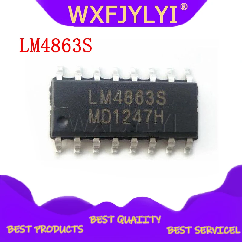 10pcs/lot LM4863S LM4863 audio  amplifier IC chip SMD SOP Manifold new original