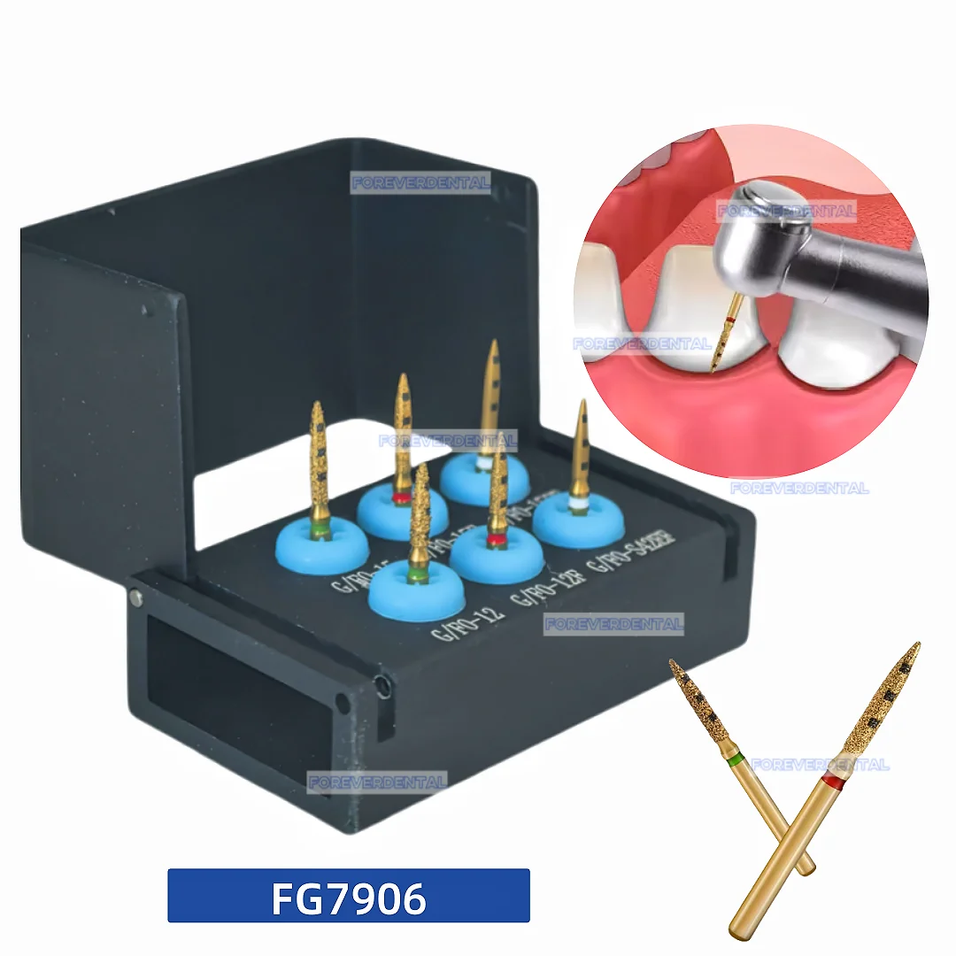 

FG7906 Dental Preparation Bur BOPT Vertical Dental Preparation Restoration Kit Full Crown Restoration Dental Tools