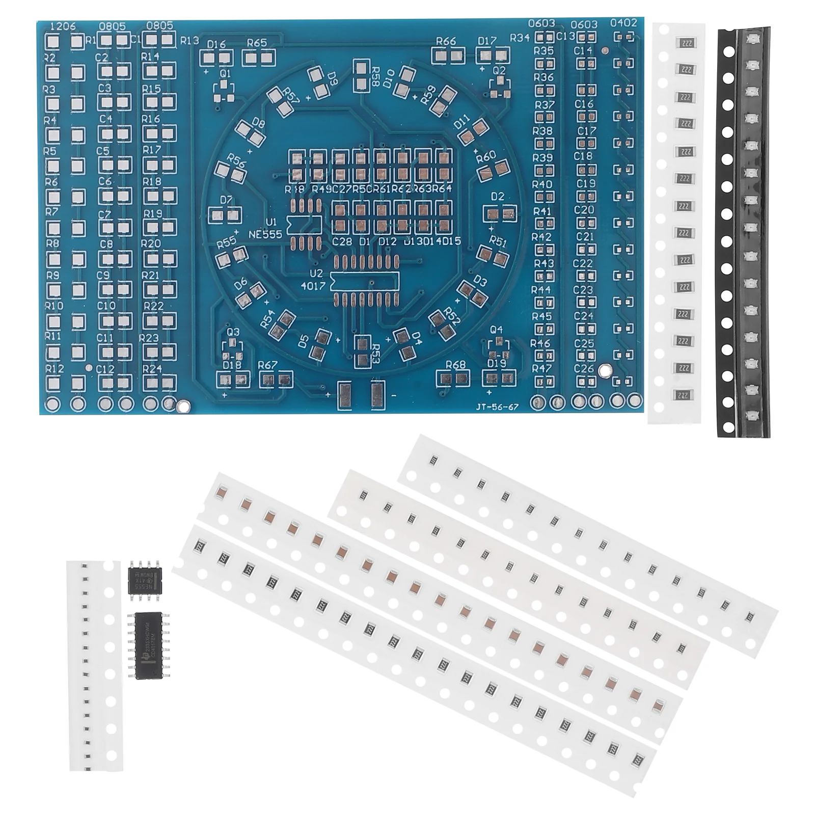 1 satz 1 Set Praxis Kit PCB Board Komponente Diy Schweißen Training Tools Für Elektronische Ingenieure Löten Praxis Kits Micro