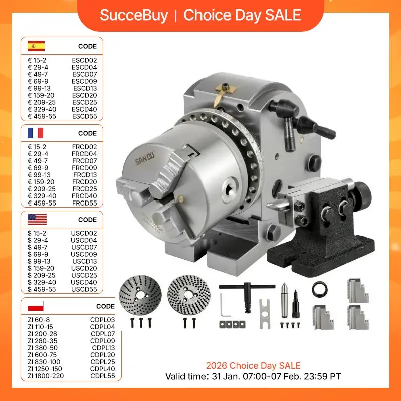 Dividing Head BS0: La Soluzione Perfetta per Precisione e Versatilità nei Lavori di Fresatura e Trasformazione CNC