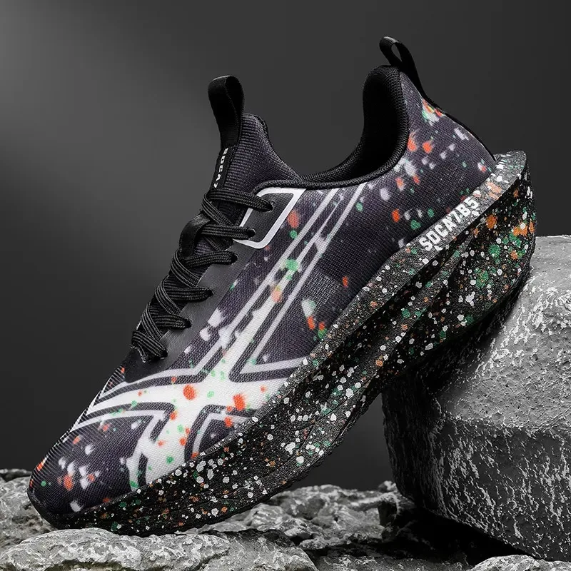 Luxury Design Lightweight  EVA Cushioned Outsole Running Shoes Gym Training Daily Jogging Fashion Parent-child coupleSneakers