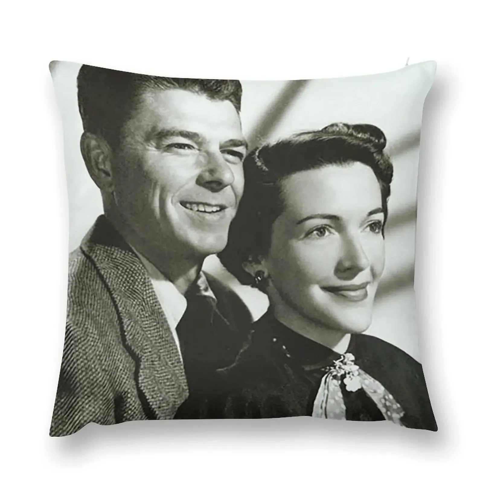 Ronald And Nancy Black And White Photo Photograph Picture Reagan Ronald 1984 84 Campaign T Shirt Hoodie Sticker Ret Throw Pillow