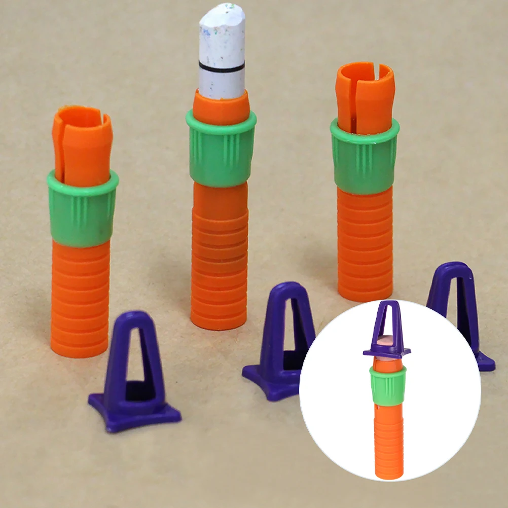 

20 Pcs Crayon Extender Cap Oil Painting Pen Extender Durable Plastic H Portable Art Tools Adjustable Student Supplies