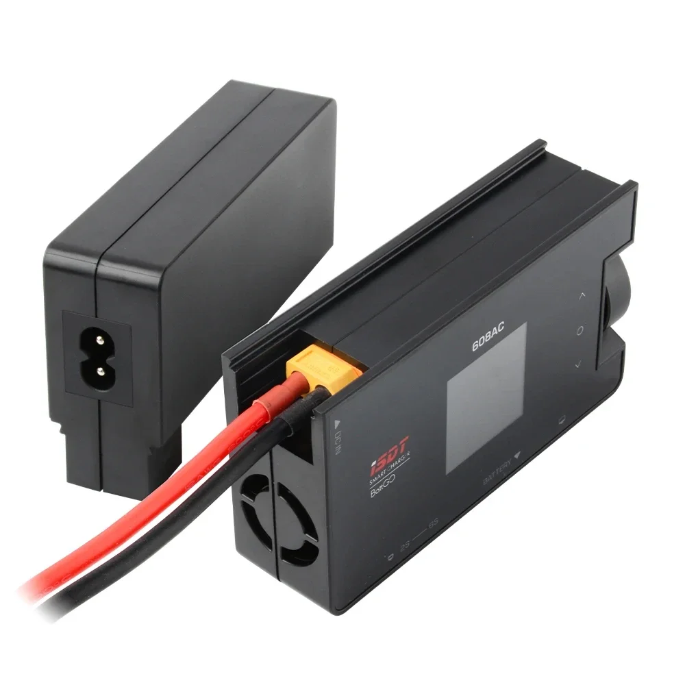 ISDT Smart Battery Charger Discharger 608AC AC 50W DC 200W with Detachable Power Supply for LiFe/Lilon/LiPo Battery Model Parts - Image 3