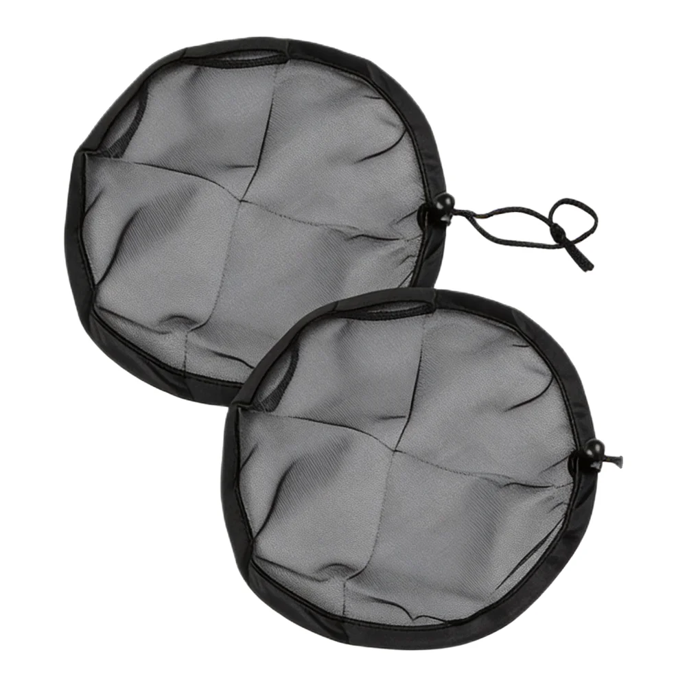 Mesh For Rain Bucket Covers 3pcs Set with Adjustable Drawstring Prevents Leaves and Dirt from Entering Water Collection Systems