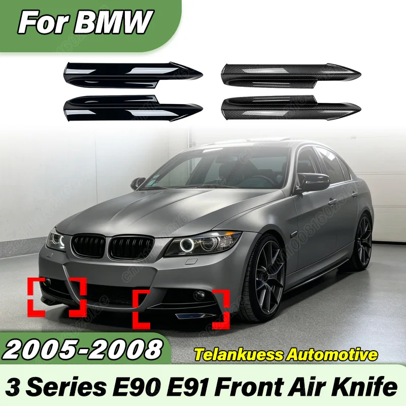 

Для BMW 3 серии E90 E91 M-Tech 2005-2008: спортивные гоночные передние сплиттеры-канарды (воздухозаборники) для бампера