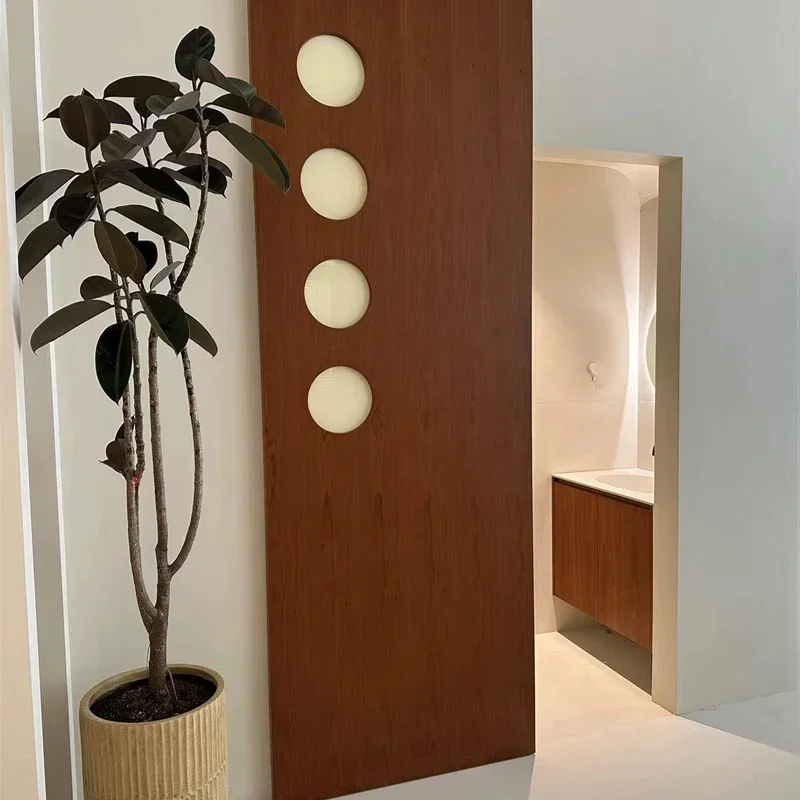 Portas deslizantes nórdicas de luxo personalizáveis, portas suspensas para cozinha e banheiro, design dobrável, móveis para casa