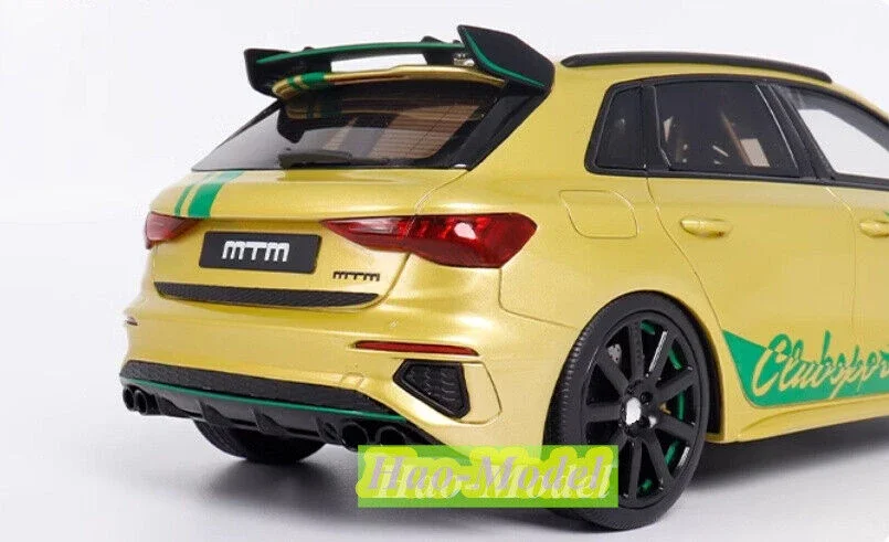 GT Spirit 1/18 สําหรับAudi 2022 S3 MTMเรซิ่นDiecastรุ่นของเล่นเด็กของขวัญวันเกิดงานอดิเรกจอแสดงผลคอลเลกชันเครื่องประดับ