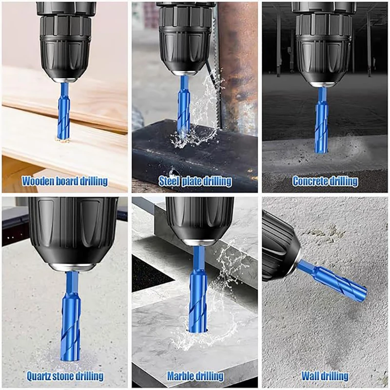 10/5/2PCS ประหลาดเจาะ Bits ชุดกระเบื้องเซรามิคเจาะชุด Bit ทังสเตนคาร์ไบด์สําหรับคอนกรีตอิฐแก้วพลาสติกเจาะเครื่องมือ