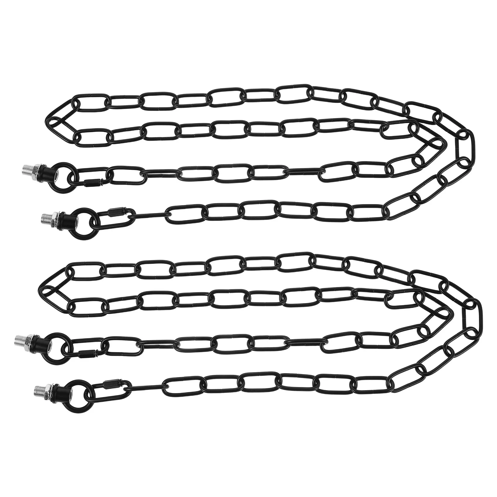2Sets Garden Bridge Chain Classic Decorative Outdoor Hanging Chain for Swing Chair Planters Flower Baskets Garden Guardrail