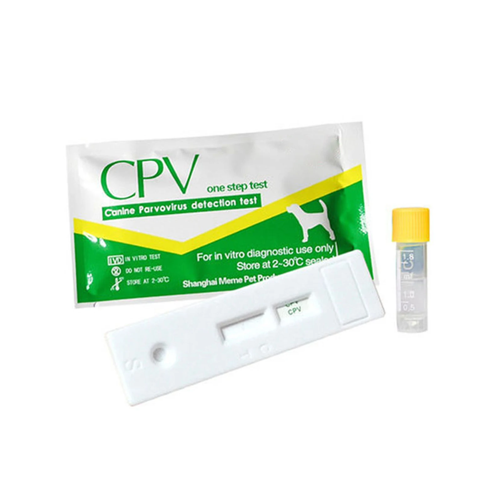 Papel de prueba de Distemper canino, Kit de prueba de gusano y Parvo, adecuado solo para uso veterinario