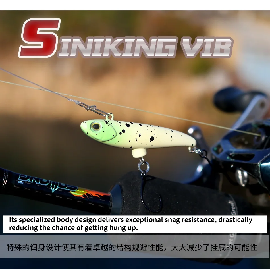 

Воблеры Swolfy VIB, 4 шт., 3.6г/2.7г, тонущие, вибрирующие, жесткие искусственные приманки для ловли форели и окуня