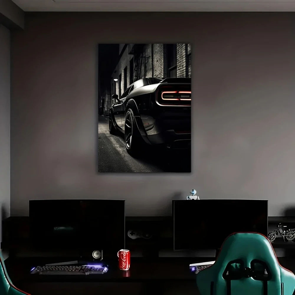 Stylish Car Decoration Poster, Suitable For Home, Office, Bar And Bedroom, Ideal Gift For Car Lovers, Car Decoration, No Frame