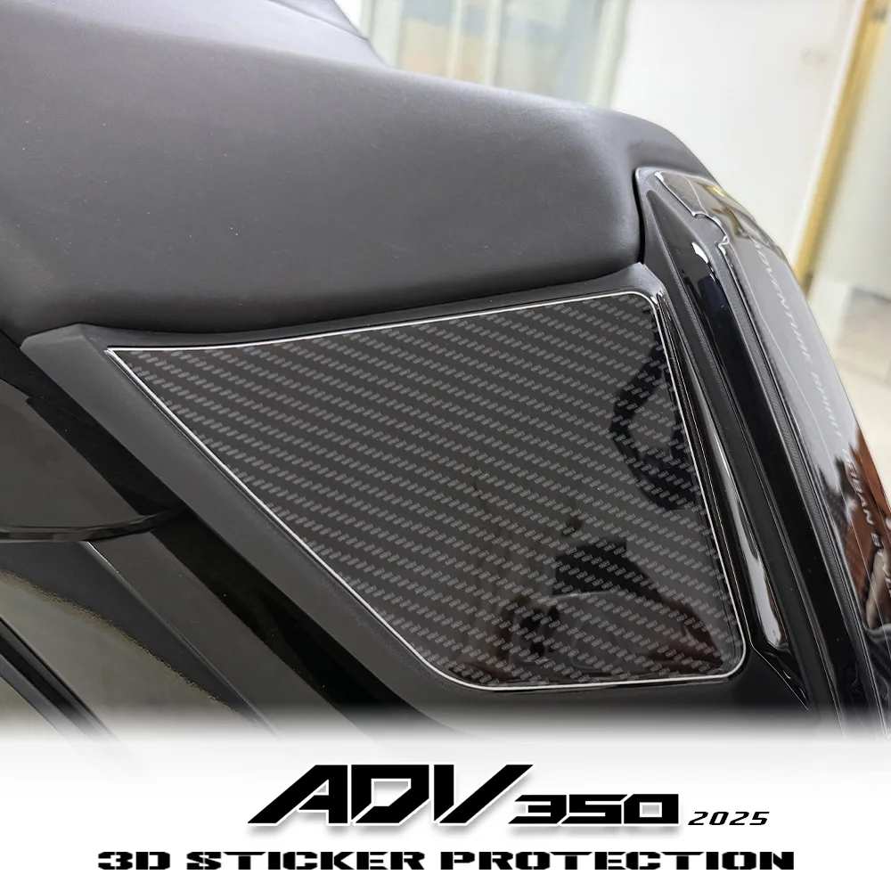 

For ADV350 2025 ADV 350 Seat Front Area Protection Motorcycle Accessories Scratch-resistant Waterproof 3D Resin Stickers